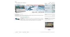 Desktop Screenshot of postalautomation.elsag.it