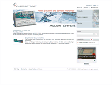 Tablet Screenshot of postalautomation.elsag.it